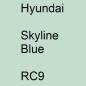 Preview: Hyundai, Skyline Blue, RC9.